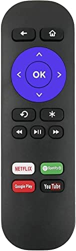 Remote Control Compatible with Roku 1, Roku 2, Roku 3, Roku 4, (HD, LT, XS, XD), Roku Express, Premiere 3900RW 3910RW 4620RW 3700RW 3710RW 3710XB 3900XB 4620XB 3930X