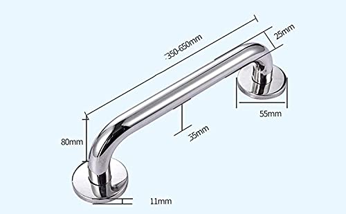 Barres d'appui WC et bain avec surface antidérapante ergonomique - 4