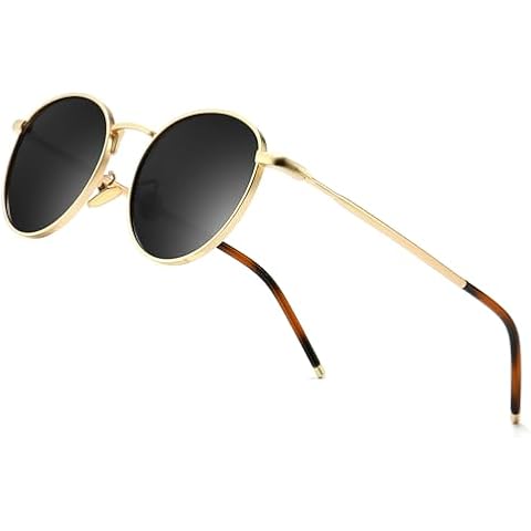 SUNGAIT Round Vintage Polarized Sunglasses Cover