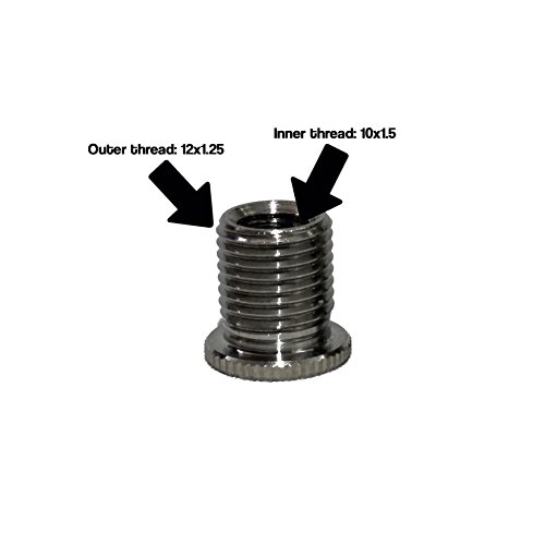 Kei Project Metric Thread Stainless Steel Shift Knob Shifter Manual Stick Adapter Kit (12X1.25 To 10X1.5) #TOP2