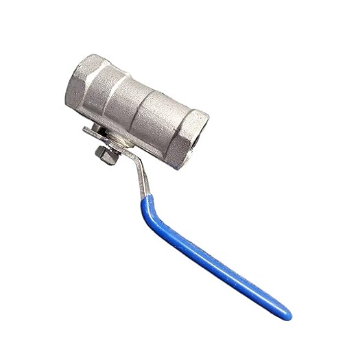 Válvula de bola DN20 hembra, paso reductor en acero inoxidable 304 6
