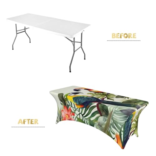 Nappe de table perroquet pour buffets et banquets d'été - 5