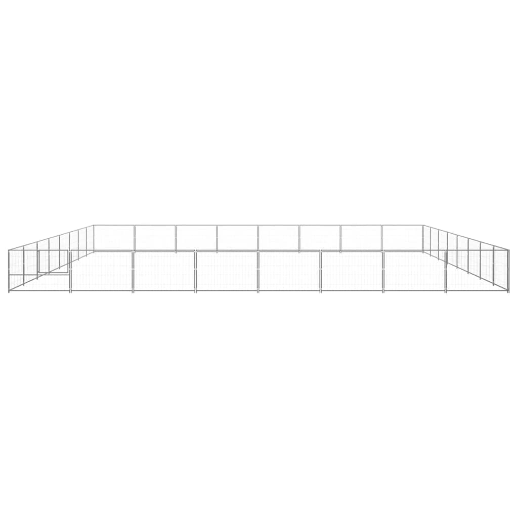 Artykuły dla zwierząt — hodowla psów srebrna 64 m² stal, zwierzęta i artykuły dla zwierząt