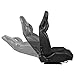 DNA MOTORING Pair of Universal Reclinable Racing Seats with Sliders, 20.5