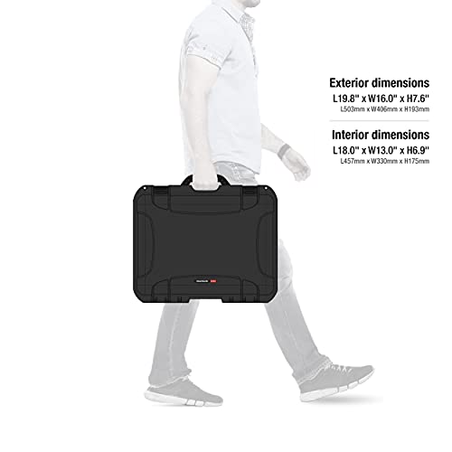 Nanuk 930 Waterproof Hard Case With Lid Organizer And Padded Divider - Black #TOP6