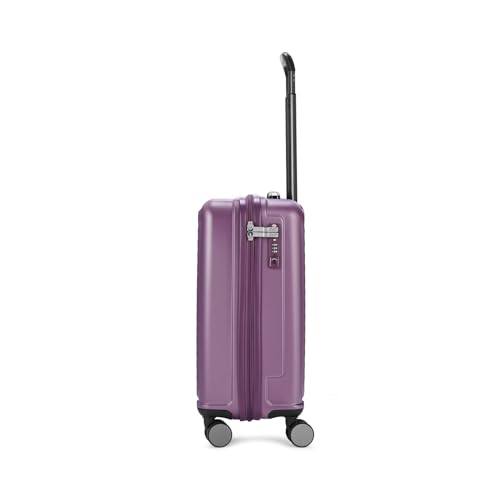 Image of Skybags Polycarbonate Trunk Cabin Trolley Bag, 55cm | Small Double Spinner Hardsided Luggage with Smooth 8-Wheel & TSA Lock | Suitcase for Travel | 5-Year International Warranty (Magenta)
