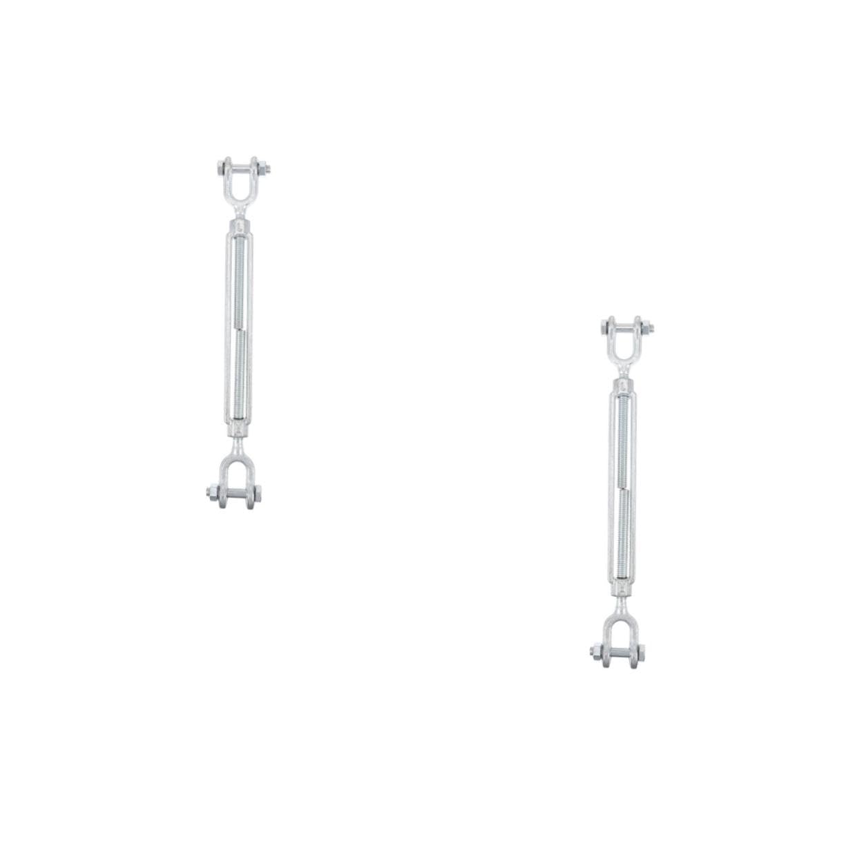 Zerodeko 2 Piezas Tensor de Mandíbula al Cuerdas Fijación de Cables y Alambres Jardinería y Construcción