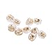 YoungerY Haute Qualité 10 PCS Silicone 18 K Or S925 Ruban Boucle d'oreille Dos Rembourré Champignon B