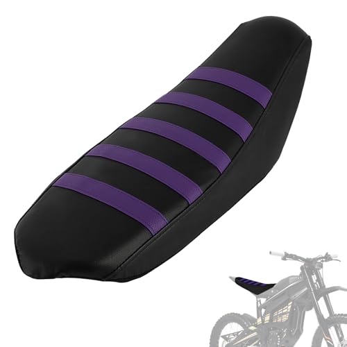 Image of Dirt Bike Seat Cover Motorcycle Stripe Rubber Soft for Talaria Sting MX3 /R MX4 MX5 PRO Electric Bike Ebike Purple