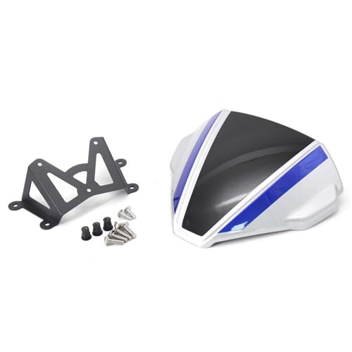 POLOFZFGKZ Für Y&AMAHA MT-09 SP FZ-09 MT09 FZ09 2021 2022 2023 Motorrad-Windschutzscheibe Windabweiser Motorrad Windschutzscheibe Windschild(Grey Blue)