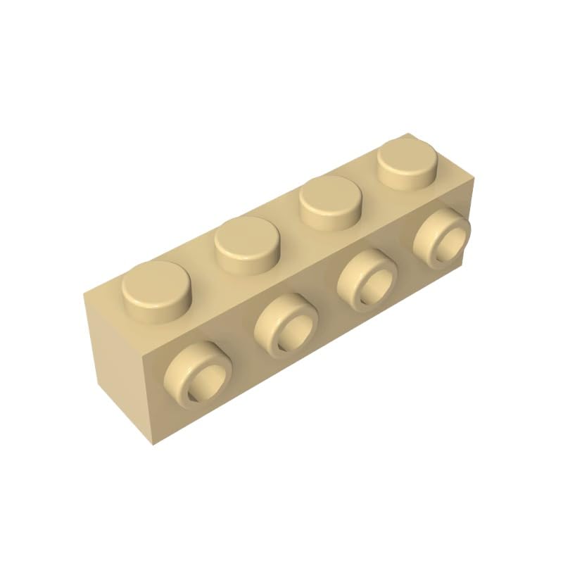 GDS-637 30414 Brick Special 1x4 with 4 Studs on One Side, Tan, 50 PCS โ image 1