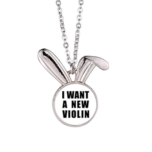 Collier lapin I Want A New Violon pendentif anti-allergique sans nickel