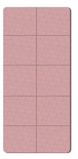Foldable Yoga Mat 6 mm Thick 183 × 61 cm,10-Panel Portable Exercise Mat with Textured Surface and Carry Bag Cushioned Fitness Mat for Yoga Stretching Pilates Meditation and Home Workout Pink-image-42
