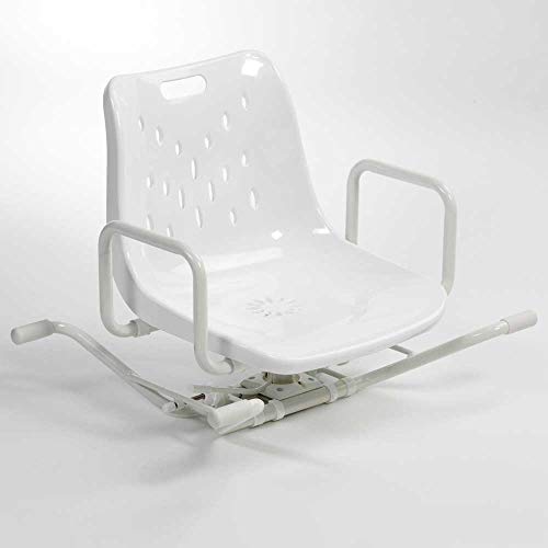 NRS Healthcare Adjustable Aluminum Swiveling Bath Seat