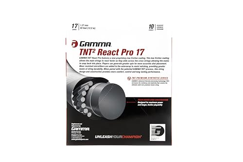 Gamma TNT2 React Pro Cordage Grand Confort et Snapback Fluide
