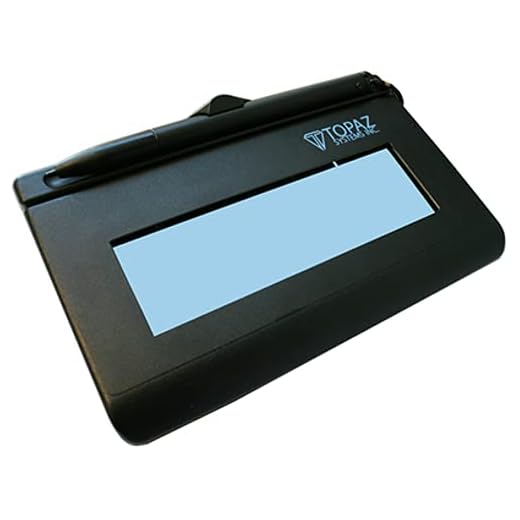 Topaz T-LBK460-HSB-R, SigLite LCD 1x5 Signature Pad, USB