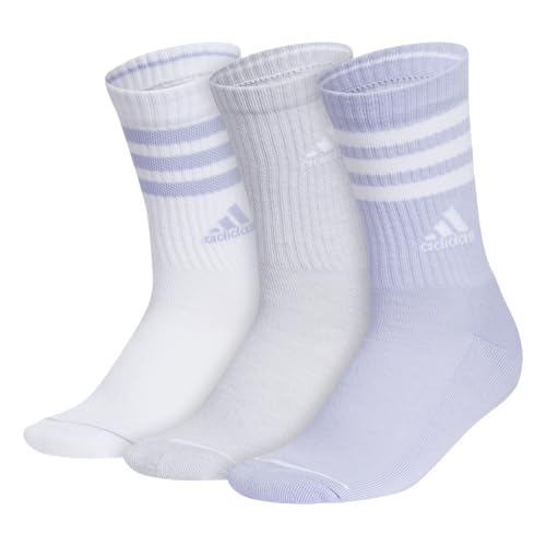 Image of adidas Cushioned Crew Socks 3-Pairs Durable & Comfortable