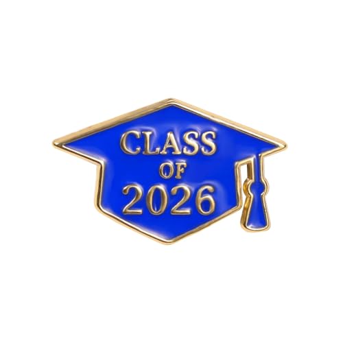 Image of Graduation Enamel Lapel Pins Class of 2026 Graduation Caps Brooches Gifts Souvenir Emblem Badges Diploma Brooche for High College Teacher School Vacation Accessories