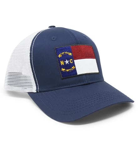 Image of International Tie State Hat for Men and Women, Adjustable Snapback Trucker Baseball Cap with Embroidered Patch