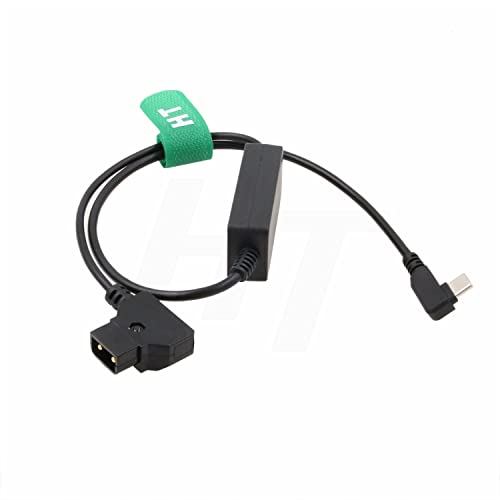 65W 5V 3A Power Cable P-TAP D-tap to USB Type C Quick Charge 24'' for Phone Tablet Laptop Mixer Recorder SDI Converter Wireless Transmitter