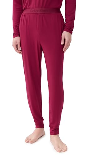 Calvin Klein underwear Men's Modal Joggers, Beet Red, M
