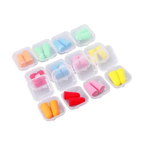 HONITANO 6 cajas Tapones Ruido Suaves para Dormir Cajas Protección Auditiva Cómoda para Estudio Trabajo Viaje Bloqueo Ronquidos