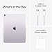 Apple iPad Air 13-inch with M3 chip Built for Apple Intelligence, Liquid Retina Display, 128GB, 12MP Front/Back Camera, Wi-Fi 6E, Touch ID, All-Day Battery Life — Purple