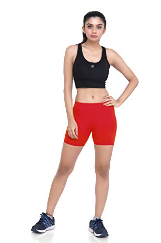 Image of Women's Solid Inner & Outer Wear Active Hot Shorts