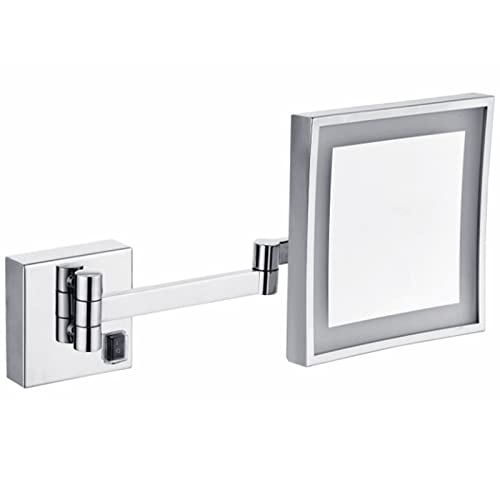 Miroir de salle de bain LED extensible pour routine matinale