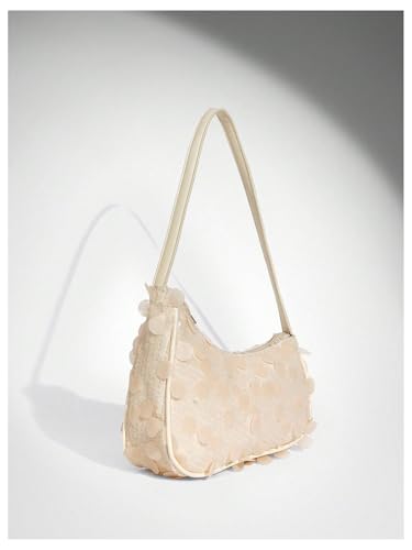 MakeMeChic Women's Y2K Sequin Shoulder Handbags Single Strap Club Evening Bag Purses2