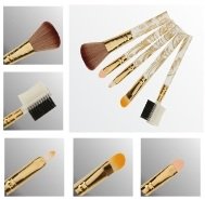 GeorgiaUSA Make Up Brushes 5 Pieces Set