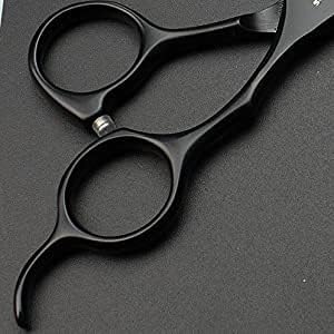 440c high hardness stainless steel black 7-inch cutting salon, professional hairstylist, specialized scissors for cutting thin hair