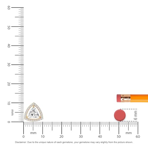 Moissanite Solitaire Halo Pendant Necklaces for Women in Silver/18K Yellow/Rose Gold Vermeil, Birthstone Jewelry Gifts for Her Birthday, Wedding, Anniversary, Graduation, Mothers Day3