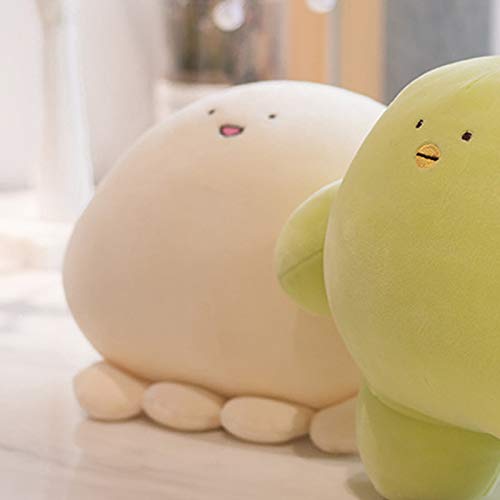 Refahb 15.7 Inch Cute Octopus Plush Stuffed Animal Body Pillow Fat Cartoon Cylindrical Body Pillows For Kids, Super Soft Hugging Toy Gifts For Bedding, Kids Sleeping Nap Kawaii Pillow #TOP2