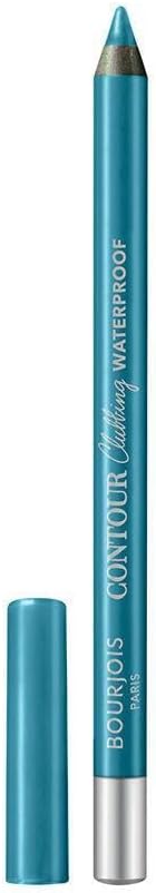 Bourjois Contour Clubbing, 063 Sea Blue Soon, Waterproof oogpotlood, Heldere en intense kleur, Blijft tot 24 uur zitten, Clean en vegan formule, Bestand tegen transpiratie en hitte en geeft niet af