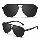 TOREGE Aviator Sunglasses Polarized Sunglasses for Men Women Sports Glasses Fishing Boating Beach Go