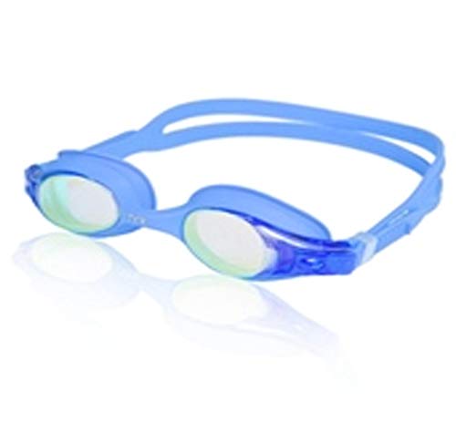 TYR Kid's Swimple Mirrored Goggles,Met Blue(481),All