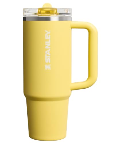 Image of STANLEY Quencher ProTour Flip Straw Tumbler with Leakproof Lid 30 oz | Built-In Straw & Handle | Cupholder Compatible for Travel | Insulated Stainless Steel Cup | BPA-Free | Daffodil