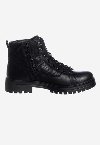 Zapatos de piel hombre negro Lumberjack para oficina y eventos formales 2