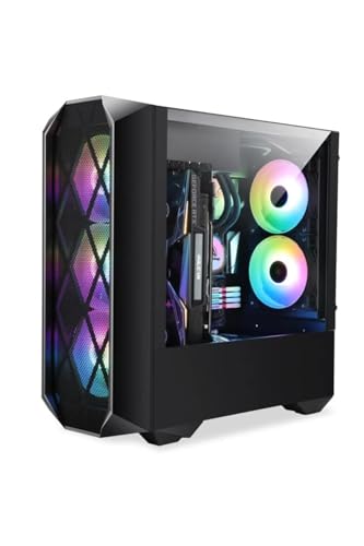 Lunatic Orkinos Mesh Panel Dikey Ekran Kartı Takılabilen 4 Full RGB Fanlı ATX Bilgisayar Kasası