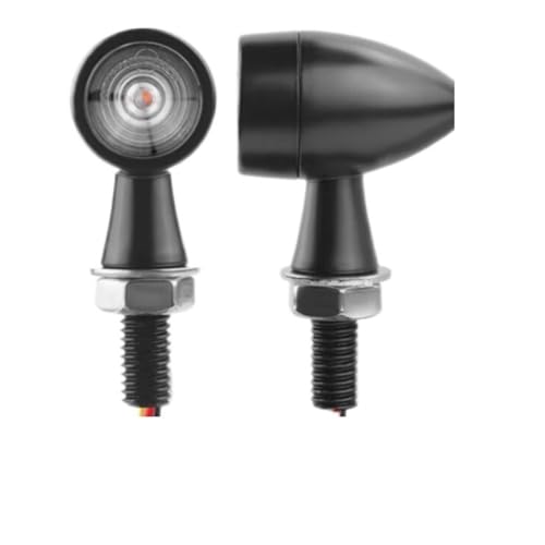 Feu arrière et clignotant LED moto rouge ambre pour Bobber