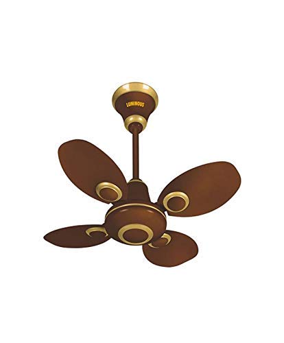 Luminous Petal Air 600mm 4 Blade Ceiling Fan (Brown)