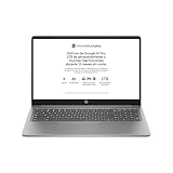 HP Chromebook Plus - Ordenador portátil de Google 15.6' FHD (i3-N305, 8GB RAM, 256GB, ChromeOS) + Suscripción Google AI Pro con Gemini Pro y 2TB de Almacenamiento Durante 1 año - QWERTY Español