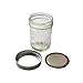 Ball - 8 oz Quilted Mouth Glass Mason Jars | 11 Pack Jars with Airtight Lids | Large Glass Jar for Food Storage with Lids | Ideal for Canning, Fermentation, Pickling, Kombucha Brewing | Set of 11