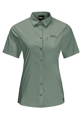 Jack Wolfskin Damen HEIDETAL Funktionsbluse grün M
