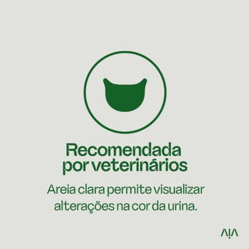 Kit 2 Areia Higiênica Biodegradável Limpeza Plena Viva Verde 4 kg