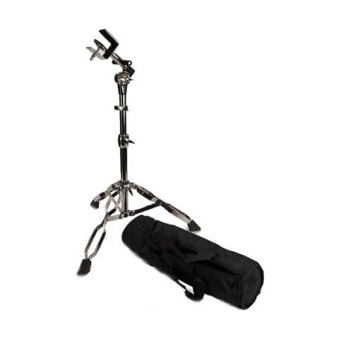 NEW BONGO STAND Aux Percussion DOUBLE BRACED w. BAG Cover