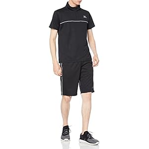 [ミズノ] トレーニングウェア 上下セット ハーフジップシャツ ハーフパンツ 吸汗速乾 UPF15 スポーツ K2JG9151 メンズ" 