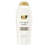 OGX Nourishing + Coconut Milk Conditioner, Hydrating & Restoring Conditioner Moisturizes for Soft Hair After the First Use, Paraben-Free, Sulfate-Free Surfactants, 25.4 fl. oz