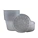 16 oz Deli Cup and Fabric Vented Insect Feeder lids by Snout & Shell - Pack of 10 Cups and lids